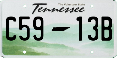 TN license plate C5913B