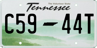 TN license plate C5944T