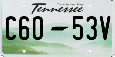 TN license plate C6053V