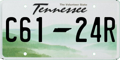 TN license plate C6124R