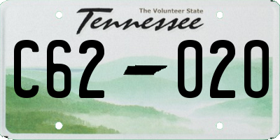 TN license plate C6202O