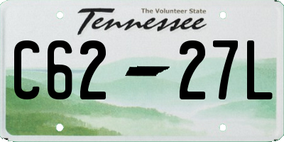 TN license plate C6227L