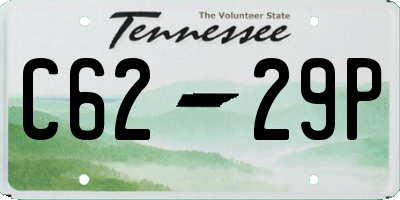 TN license plate C6229P