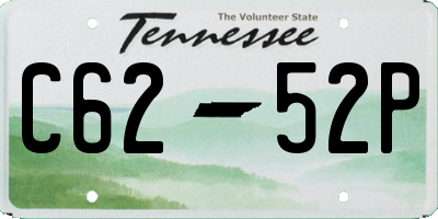 TN license plate C6252P