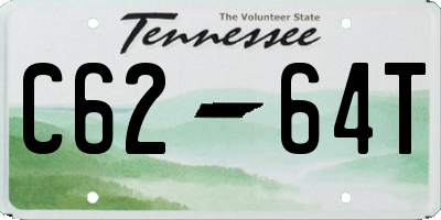 TN license plate C6264T