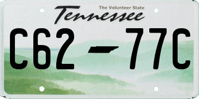 TN license plate C6277C