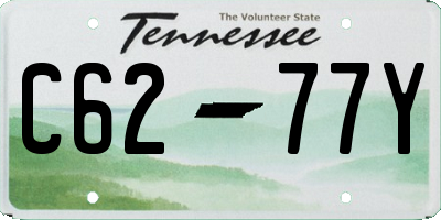 TN license plate C6277Y