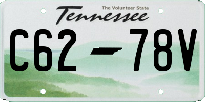 TN license plate C6278V