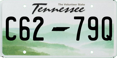 TN license plate C6279Q