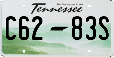 TN license plate C6283S