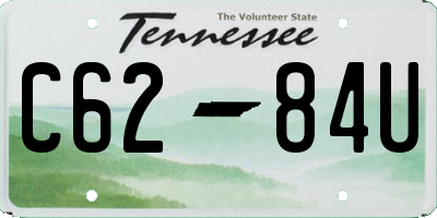 TN license plate C6284U