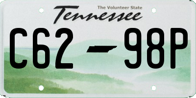 TN license plate C6298P