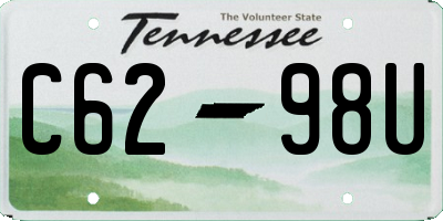 TN license plate C6298U