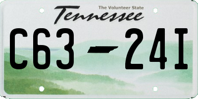 TN license plate C6324I