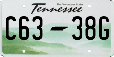 TN license plate C6338G