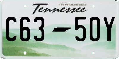 TN license plate C6350Y