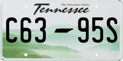 TN license plate C6395S