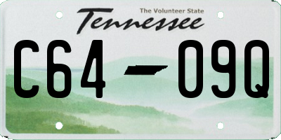 TN license plate C6409Q