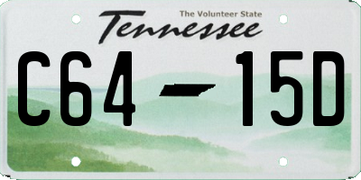TN license plate C6415D