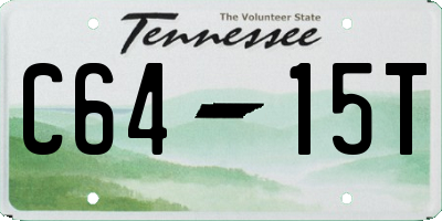 TN license plate C6415T