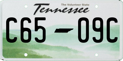 TN license plate C6509C