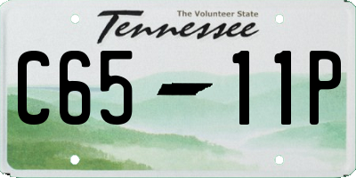 TN license plate C6511P