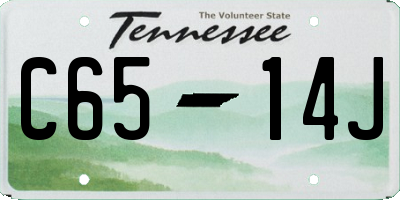 TN license plate C6514J