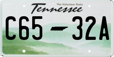 TN license plate C6532A