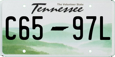 TN license plate C6597L
