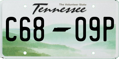 TN license plate C6809P