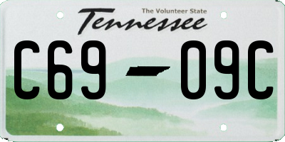 TN license plate C6909C