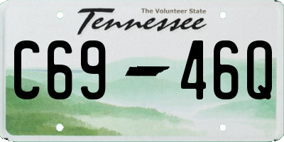 TN license plate C6946Q