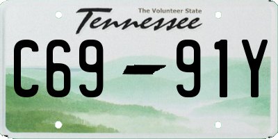 TN license plate C6991Y