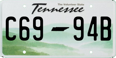TN license plate C6994B