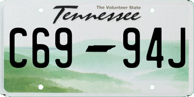 TN license plate C6994J