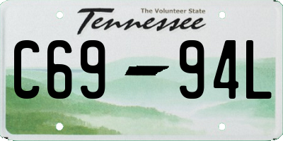 TN license plate C6994L