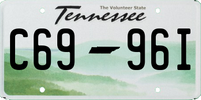 TN license plate C6996I