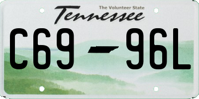 TN license plate C6996L