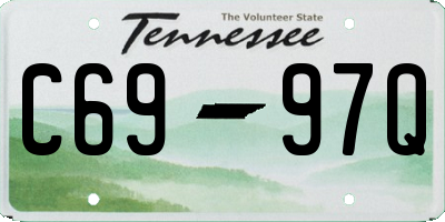 TN license plate C6997Q