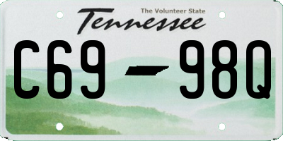 TN license plate C6998Q