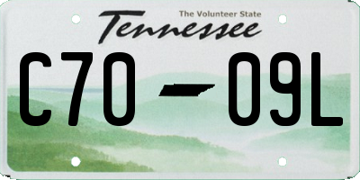 TN license plate C7009L
