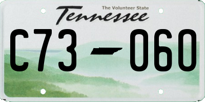 TN license plate C7306O