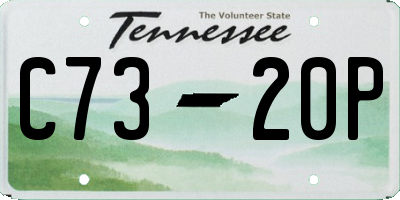 TN license plate C7320P