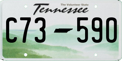TN license plate C7359O
