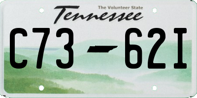 TN license plate C7362I