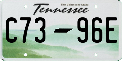 TN license plate C7396E