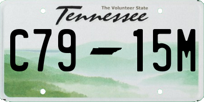 TN license plate C7915M