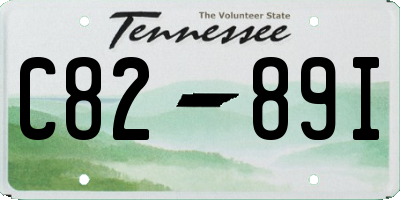 TN license plate C8289I