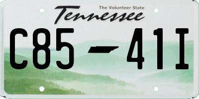 TN license plate C8541I