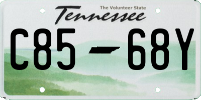TN license plate C8568Y